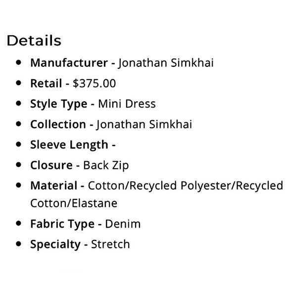 Jonathan Simkhai Holland Denim Mini Dress - Picture 15 of 16